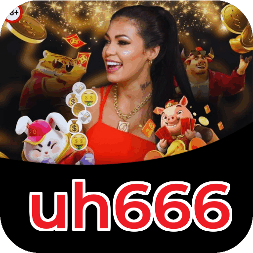 Interface do aplicativo uh666 mostrando jogos disponíveis no iOS e Android